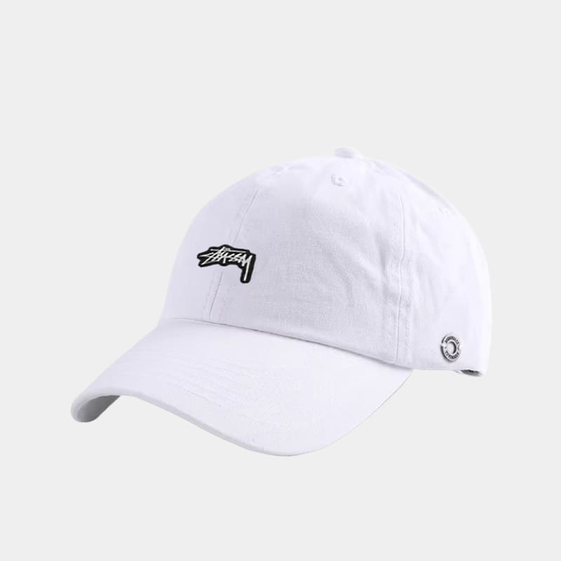 Stussy Washed Distressed Baseball Cap Summer Sun Hat for Men