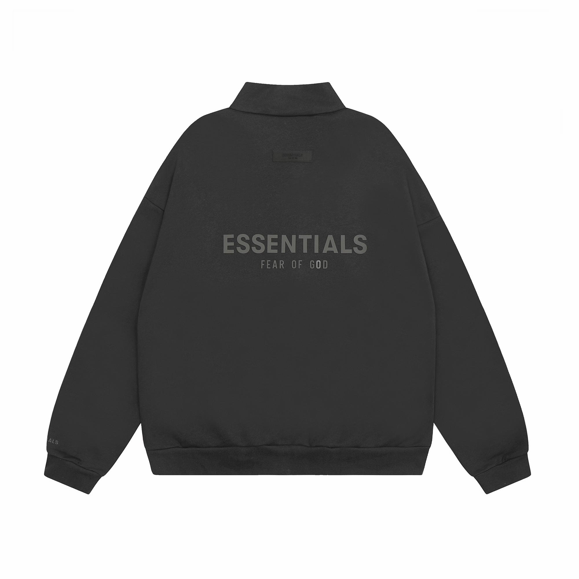 Essentials Season 9 Double Line Stand Collar Zip Coat