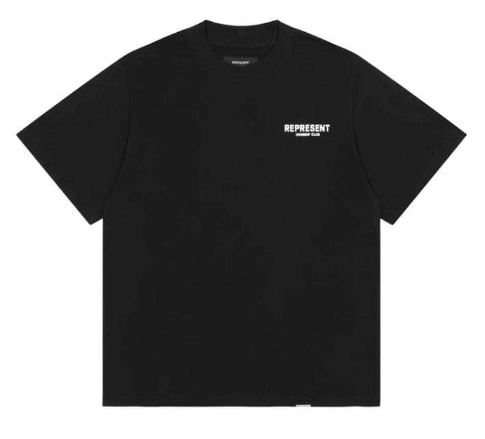 Represent Slogan Printed Short Sleeve High Street Fashion Casual T-Shirt for Men and Women