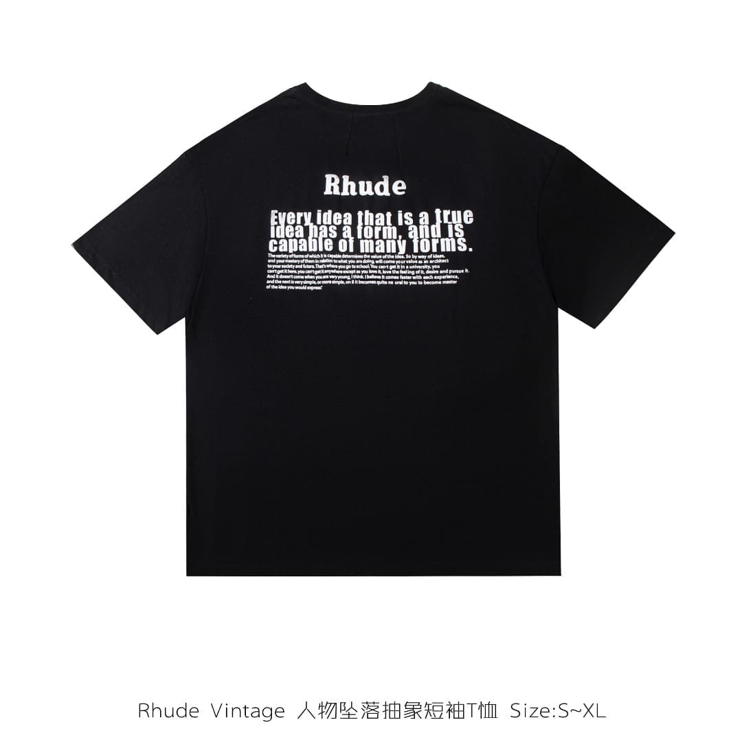 Rhude Character Fallen Abstract Tee