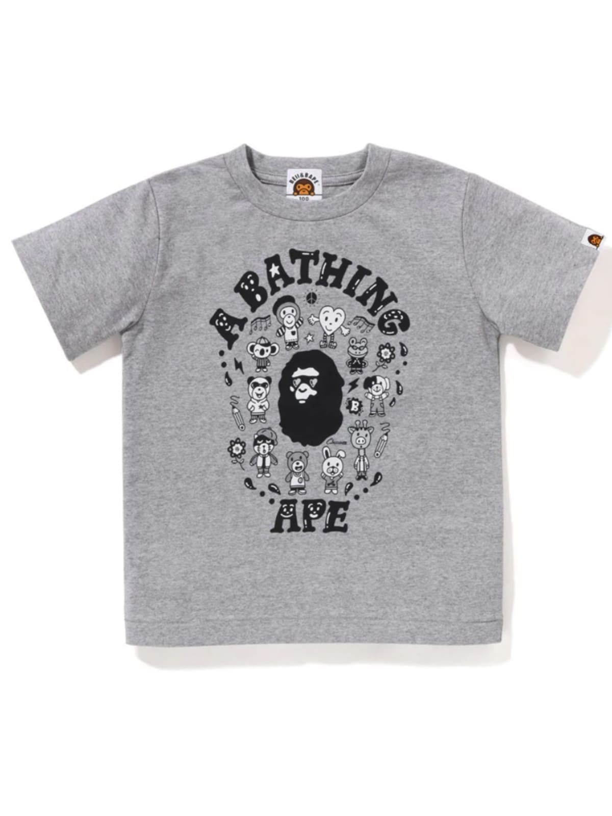 Bape Children’S Letter Print T-Shirt