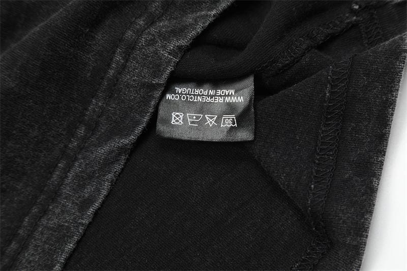 Represent Leopard Print Vintage Washed Distressed T-Shirt for Spring and Summer