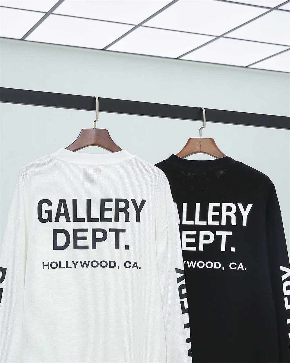 Gallery Dept Waffle Logo Long Sleeve T-Shirt