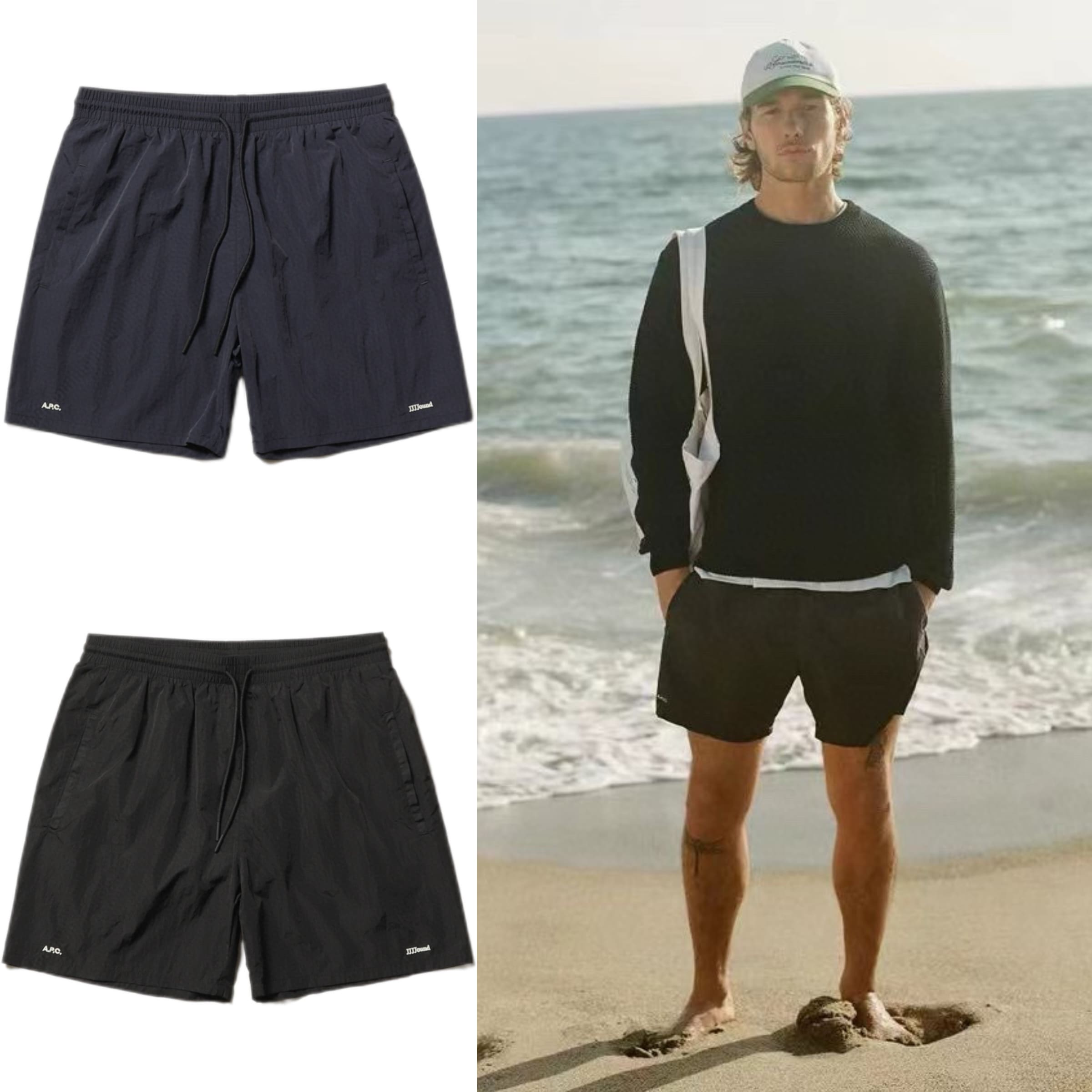 A.P.C.X Jjjjound Metal Nylon Shorts