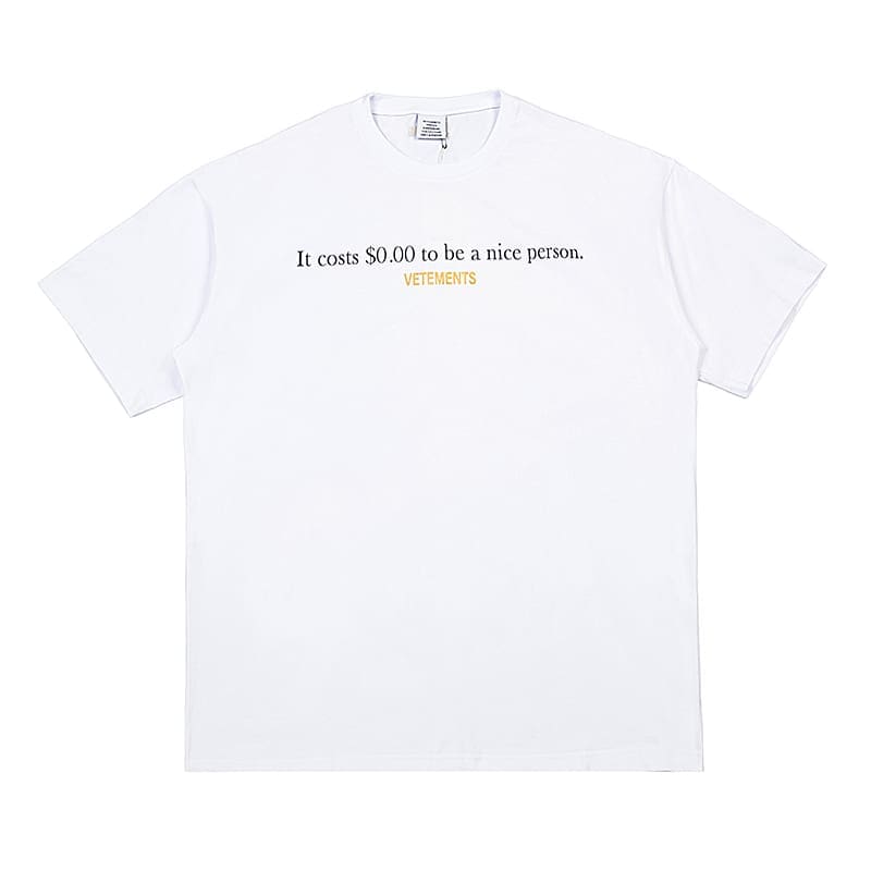 Vetements Letter Print Oversized Tee 2