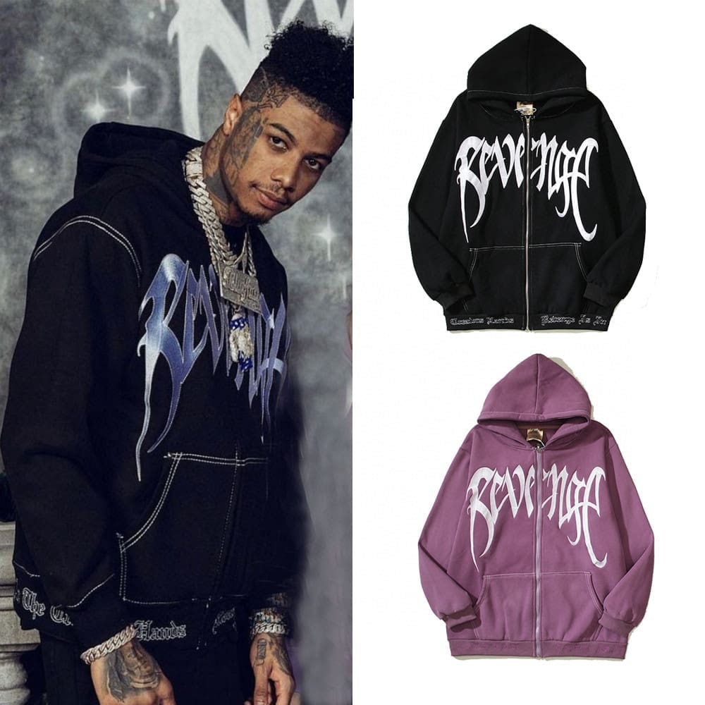 Revenge Fleece-Lined Cardigan Hoodie