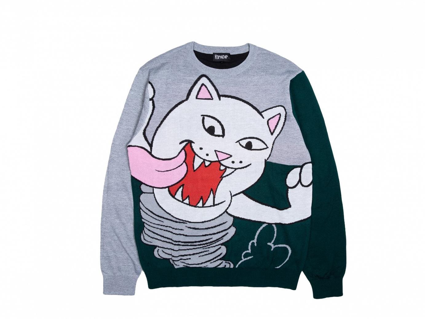 Rip N Dip Cheap Cat Long Sleeve Sweater