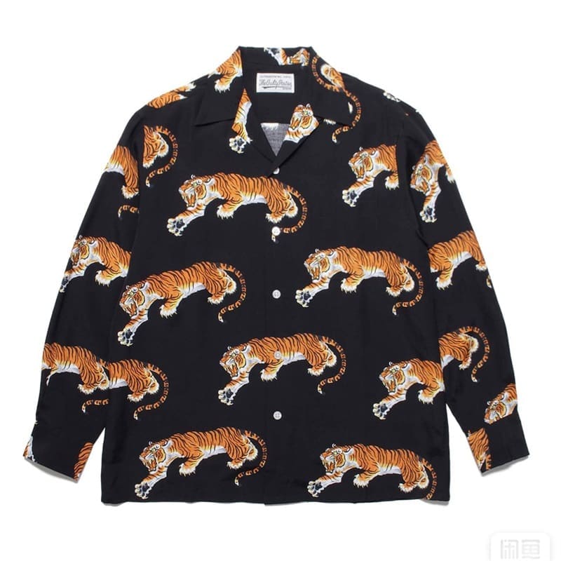 Wacko Maria Hawaiian Style Long Sleeve Shirt