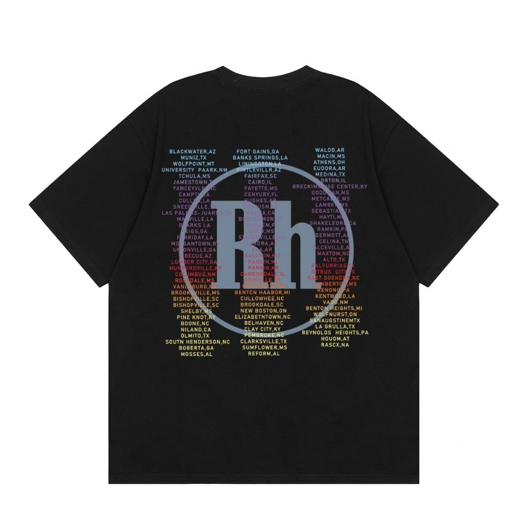 Rhude Racing Printed Short Sleeve T-Shirt