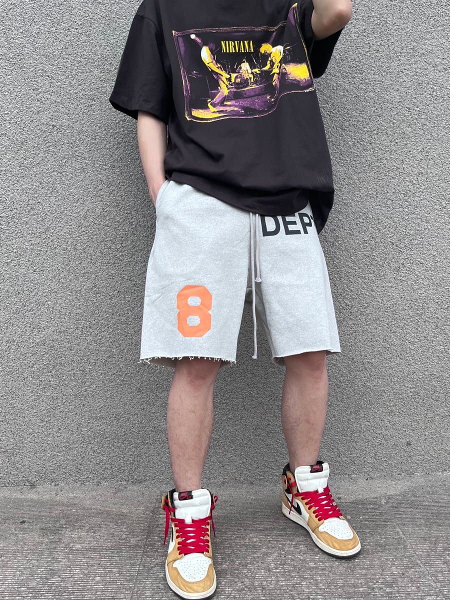 Gallery Dept 8 Letter Print Shorts