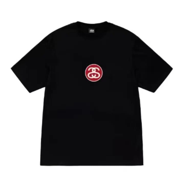 Stussy Crown Surfing Print Short Sleeve T-Shirt for Men and Women 2