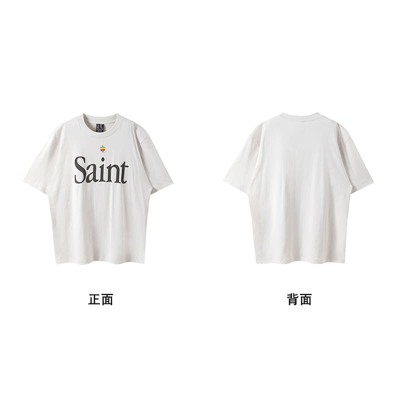 Saint Michael American Vintage Short-Sleeved T-Shirt Hip Hop Niche Style