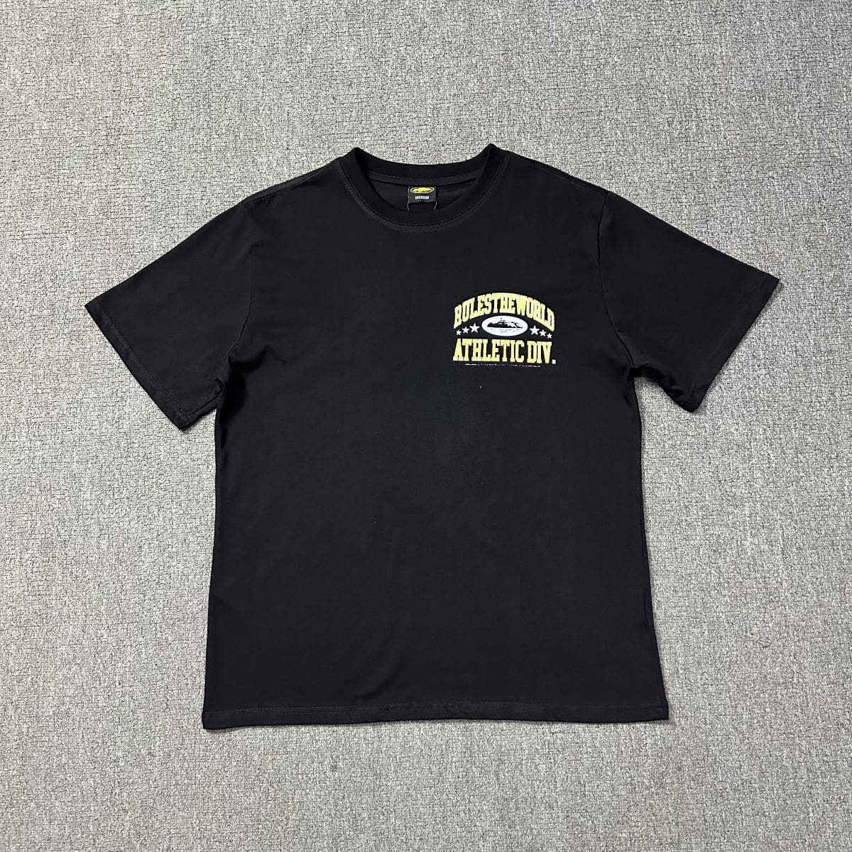 Corteiz Devil Island Summer Letter Print Couple Loose Casual Round Neck T-Shirt