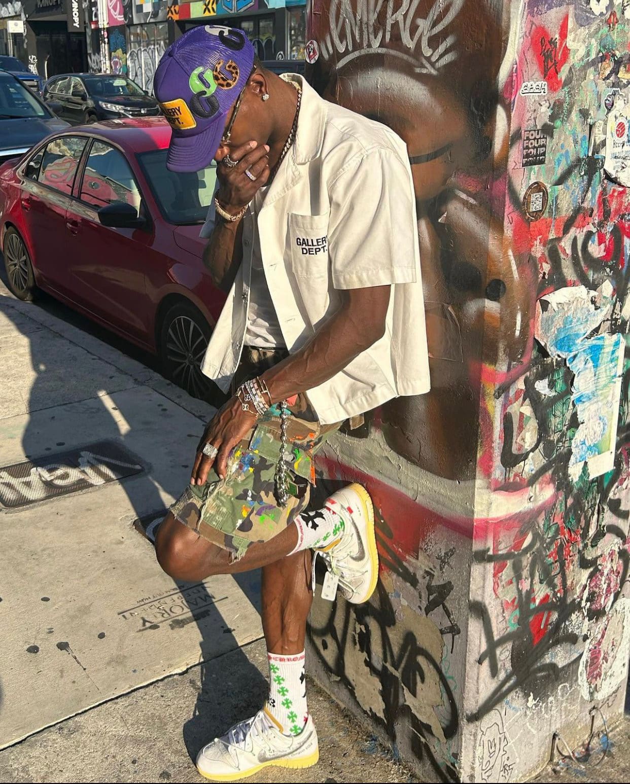 Gallery Dept Embroidered Parker Shirt