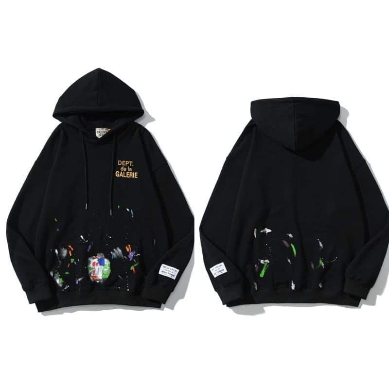 Gallery Dept Splash Ink Hooded Sweater 2