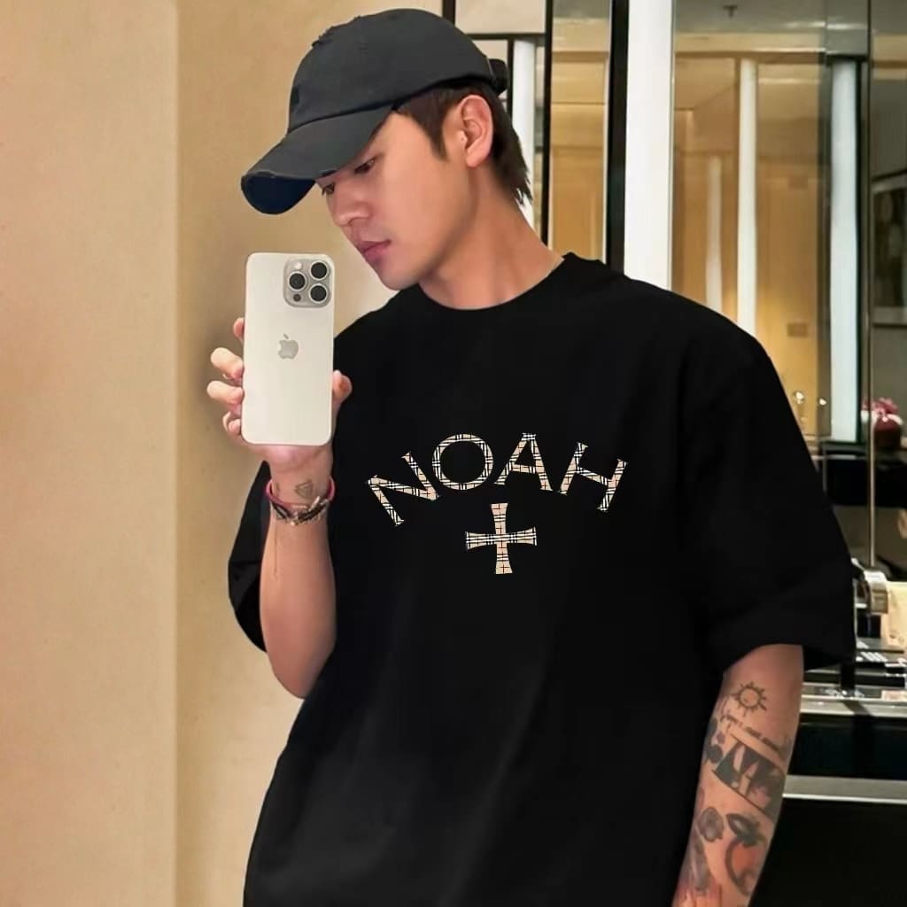 Noah Plaid Cross Tee