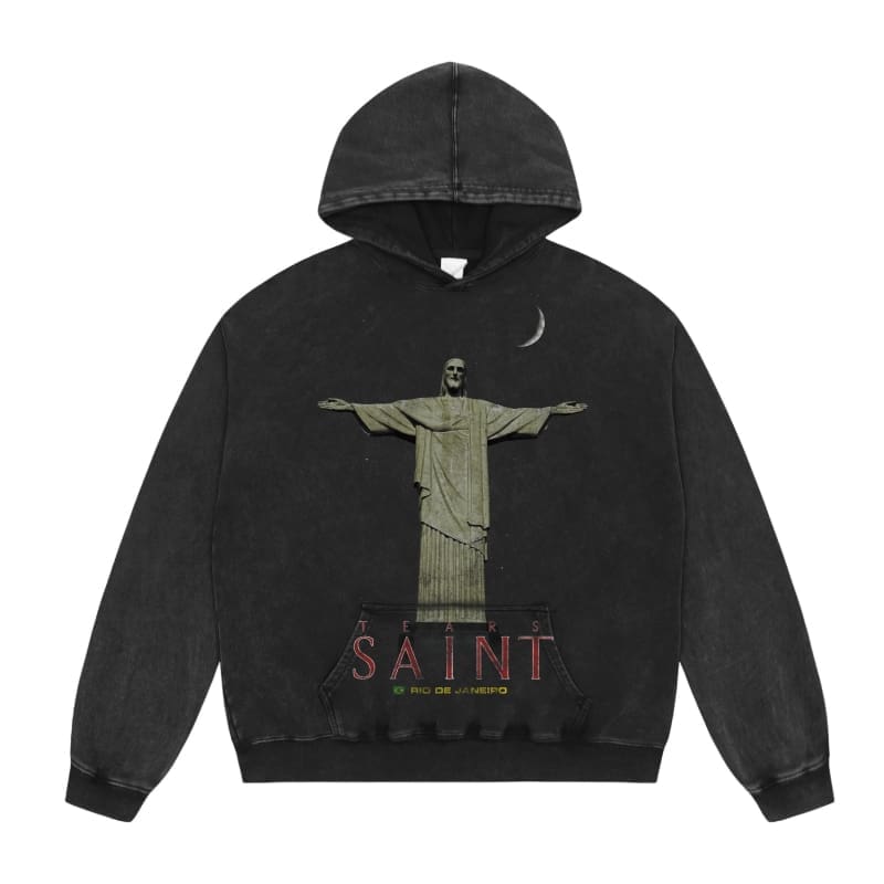 Saint Michael Denim Tears Vintage Hoodie