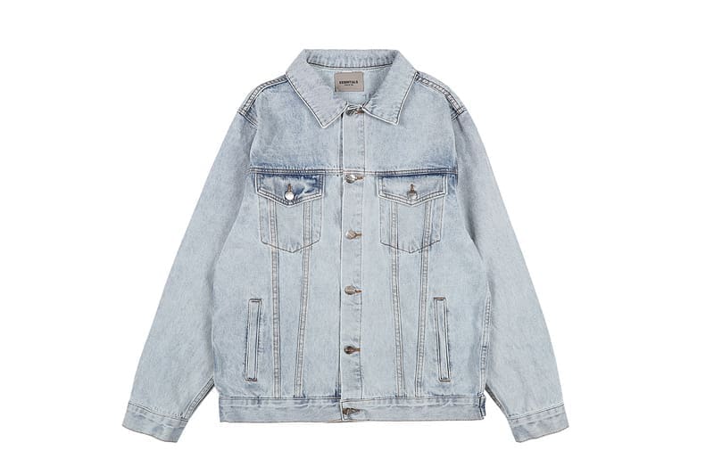 Fog Essentials Washed Distressed Denim Jacket