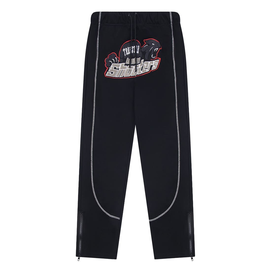 Trapstar Maychao Autumn Winter Black Leopard Embroidery Suit