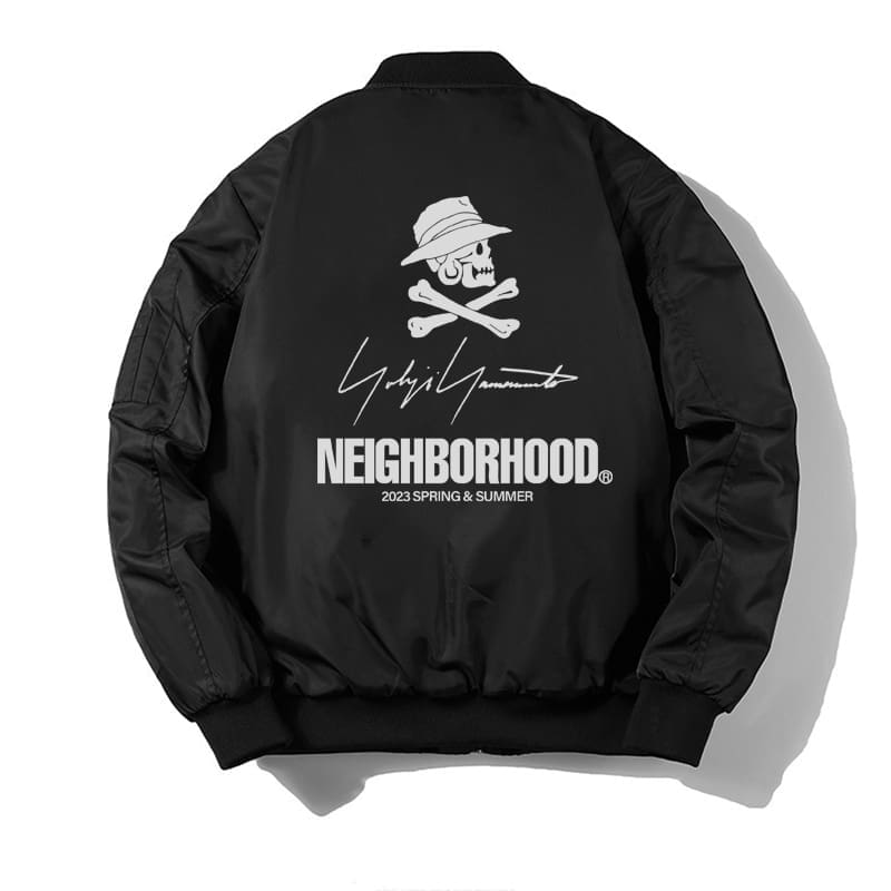 Yohji Yamamoto X Nbhd Skull Flight Jacket
