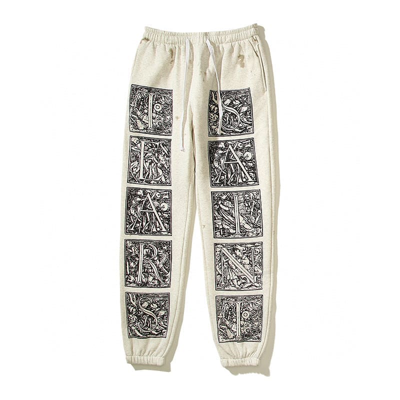 Saintmichael Joint Name Distressed Pants