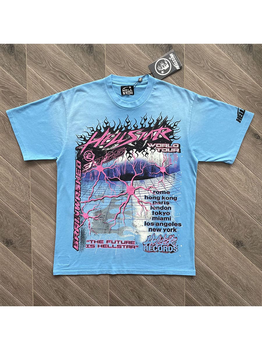 H*lst*r studios neuron tour capsule american high street short sleeve t-shirt