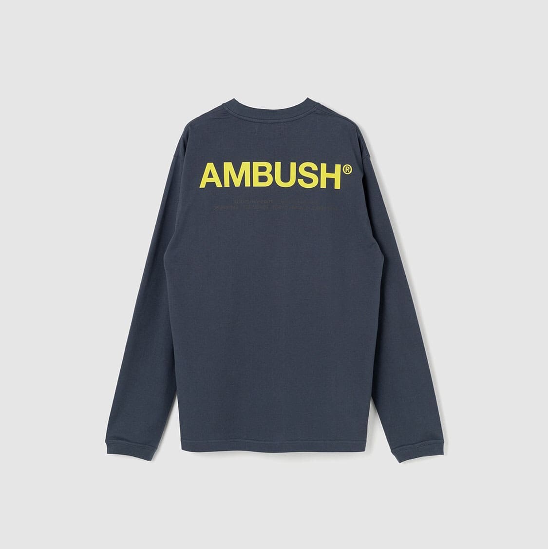 Amush 19Ss Large Logo Long Sleeve Tee
