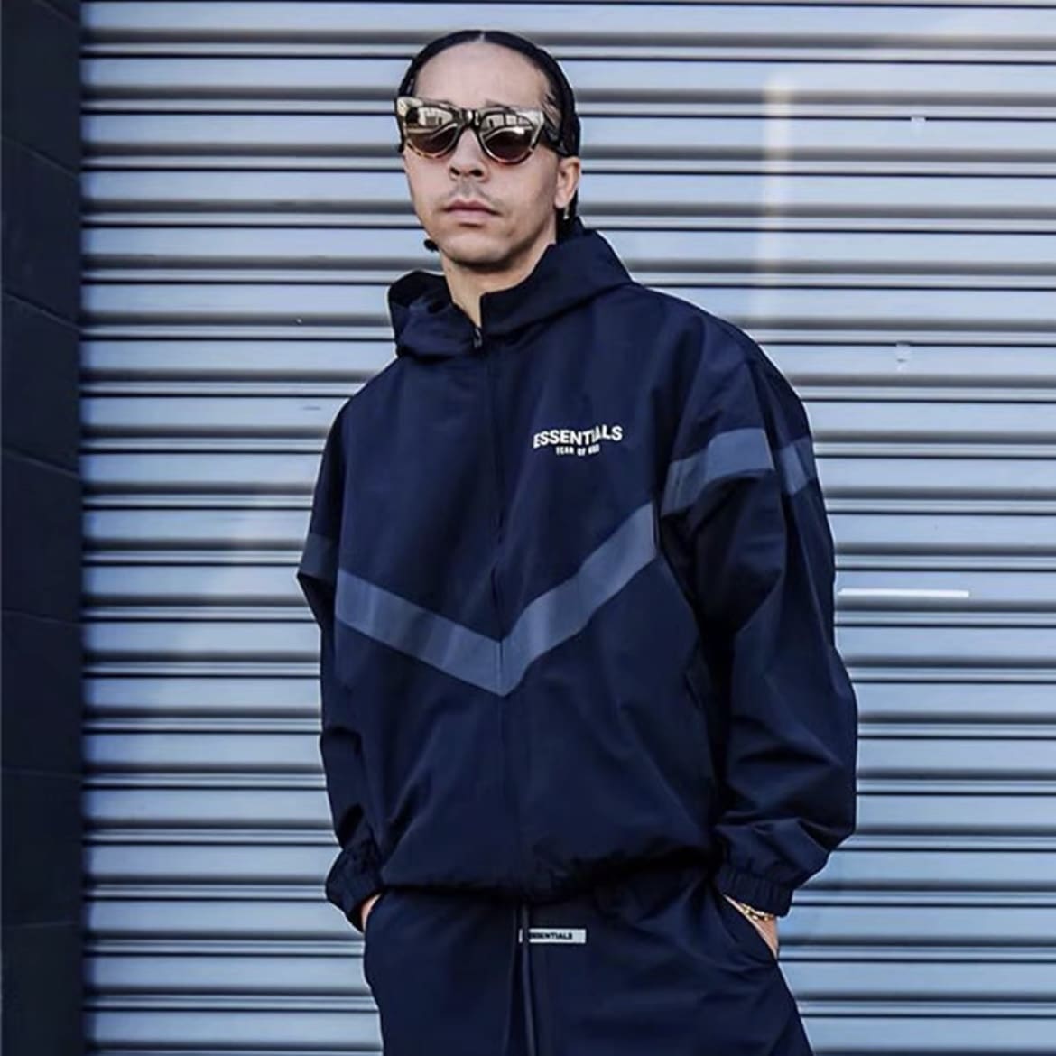 Fear Of God Double Line Essentials Shell Jacket