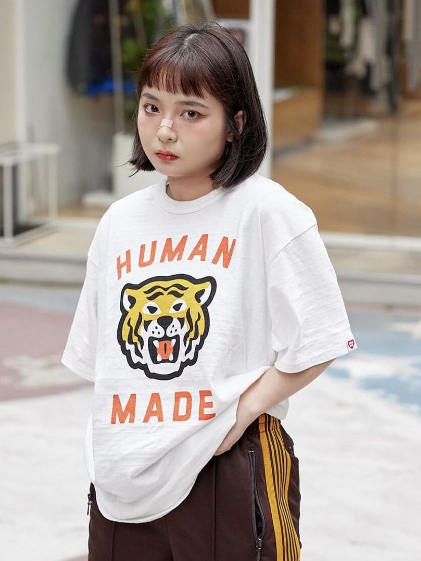 Hvm*n M*de small tiger head tee