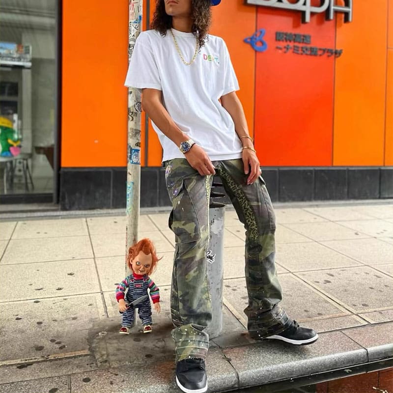 Gallery Dept Leopard Camouflage Cargo Pants