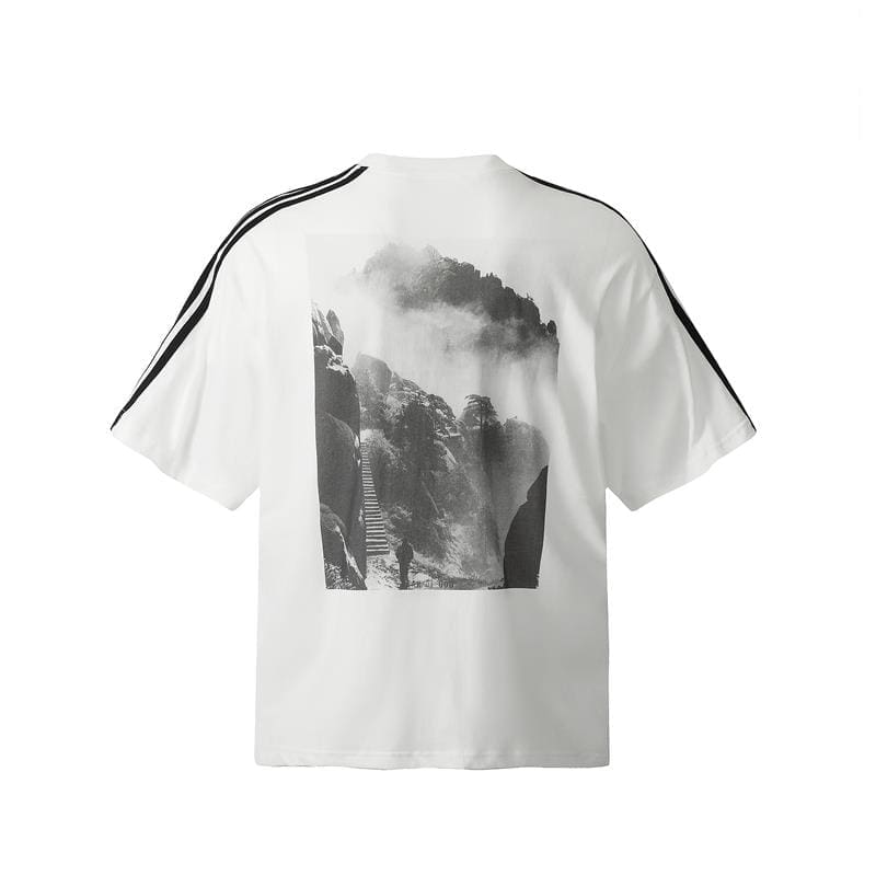Rrr123 Ink Painting Stitching Tee