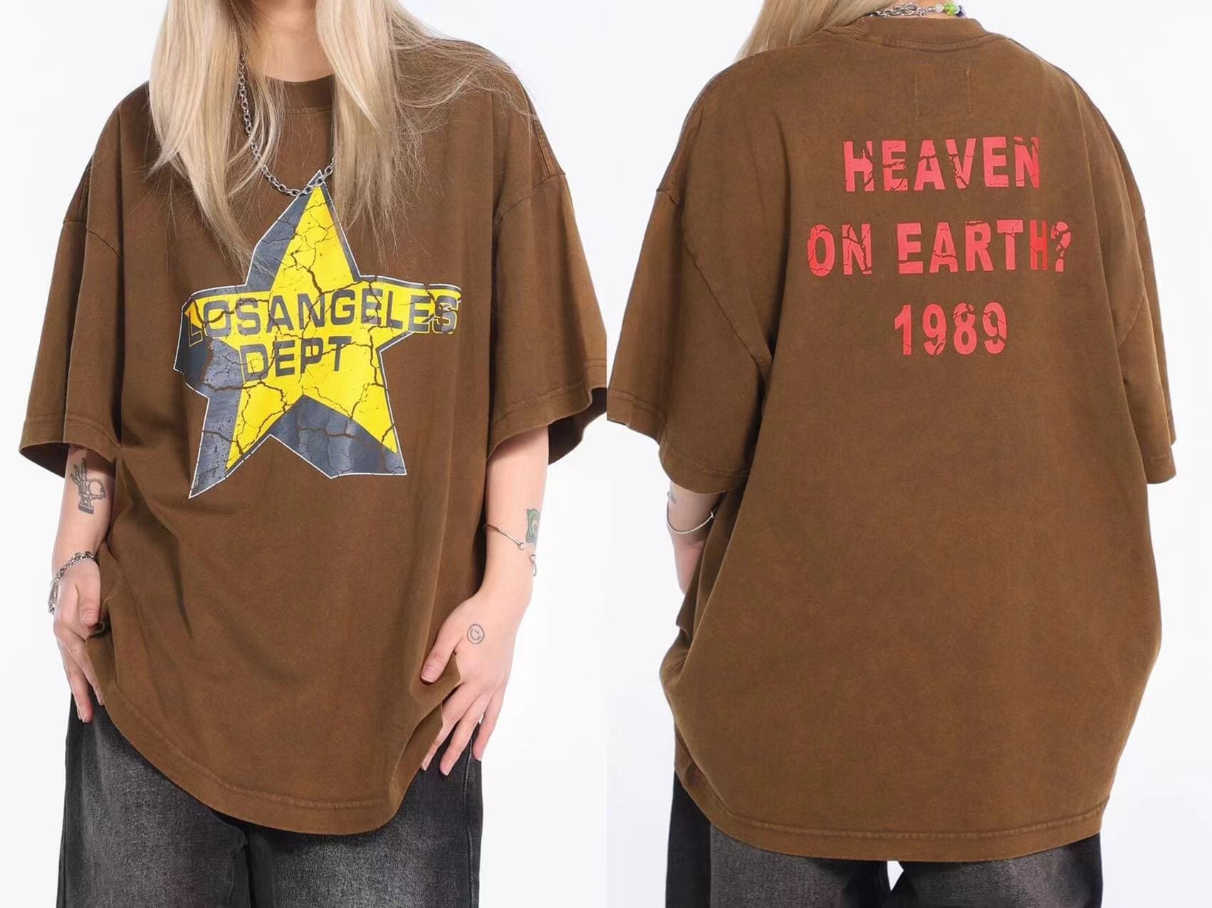 Life Gallery Dept Vintage Washed Half Sleeve Tee