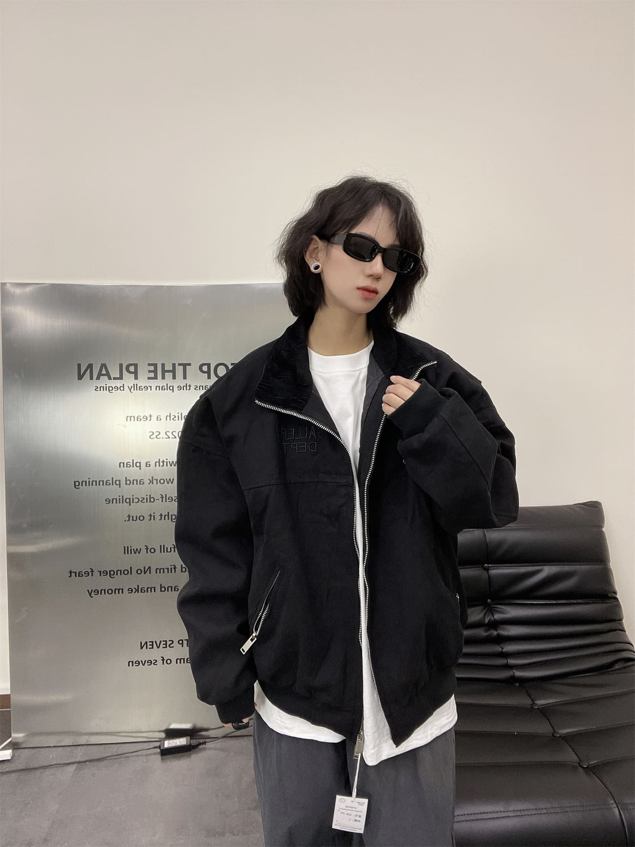 Gallery Dept Letter Embroidery Jacket