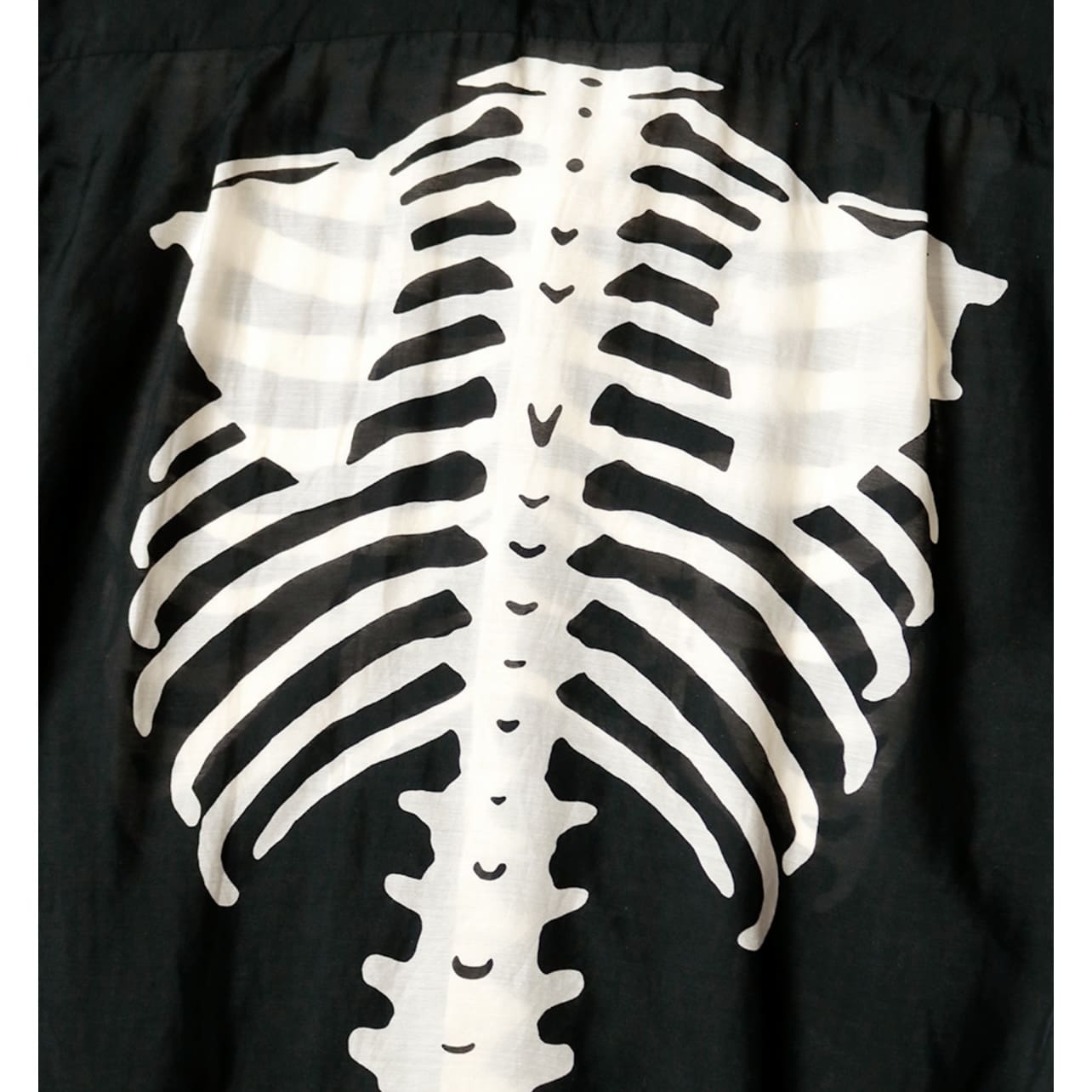 Kapital Bone Print Long Sleeve Shirt