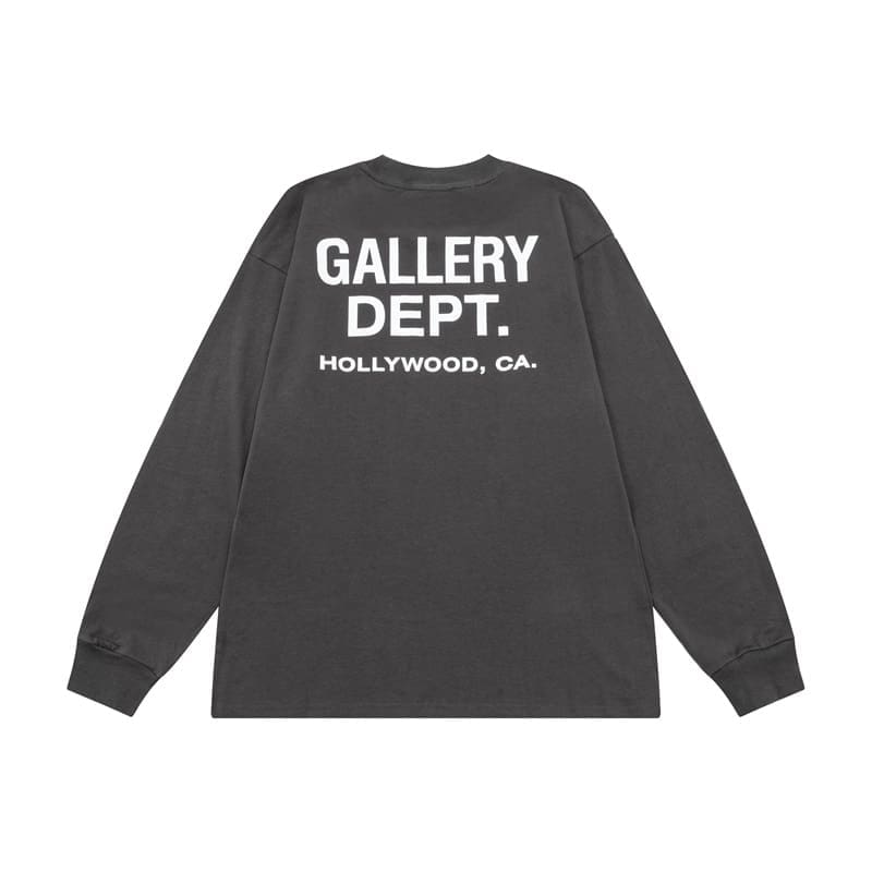 Gallery Dept Letter Print Long Sleeve T-Shirt