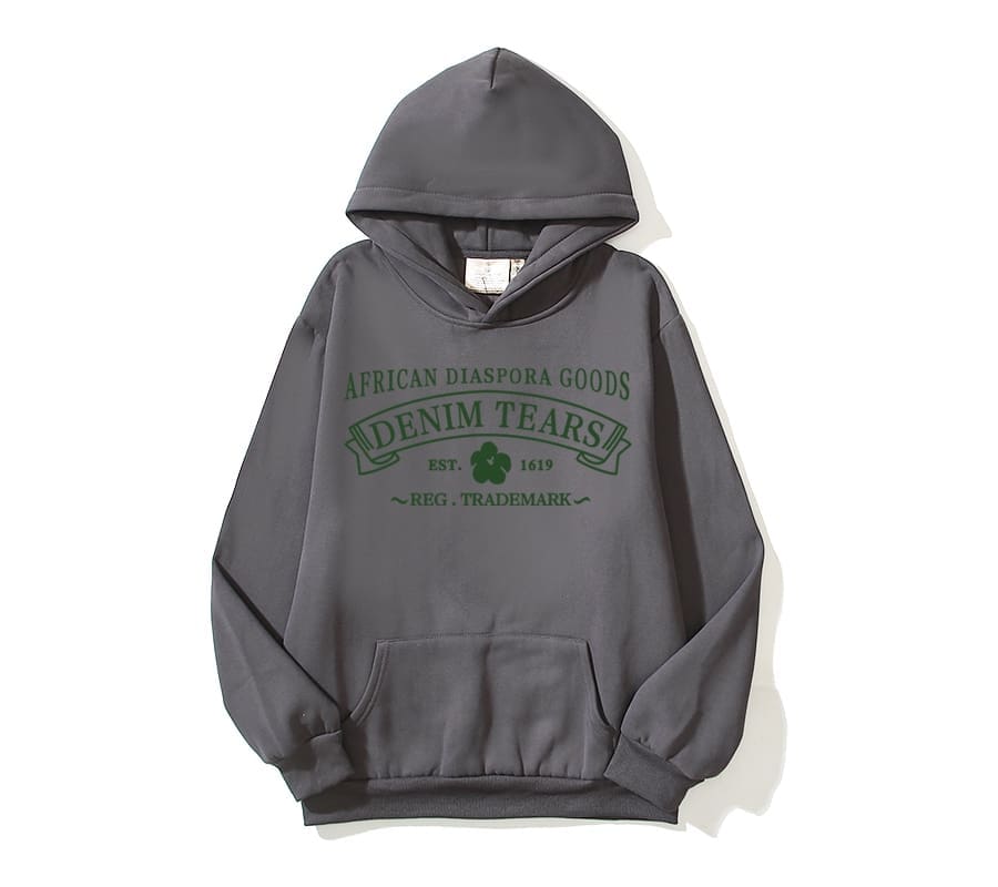 Denim Tears Kapok Basic Letter Print Hoodie