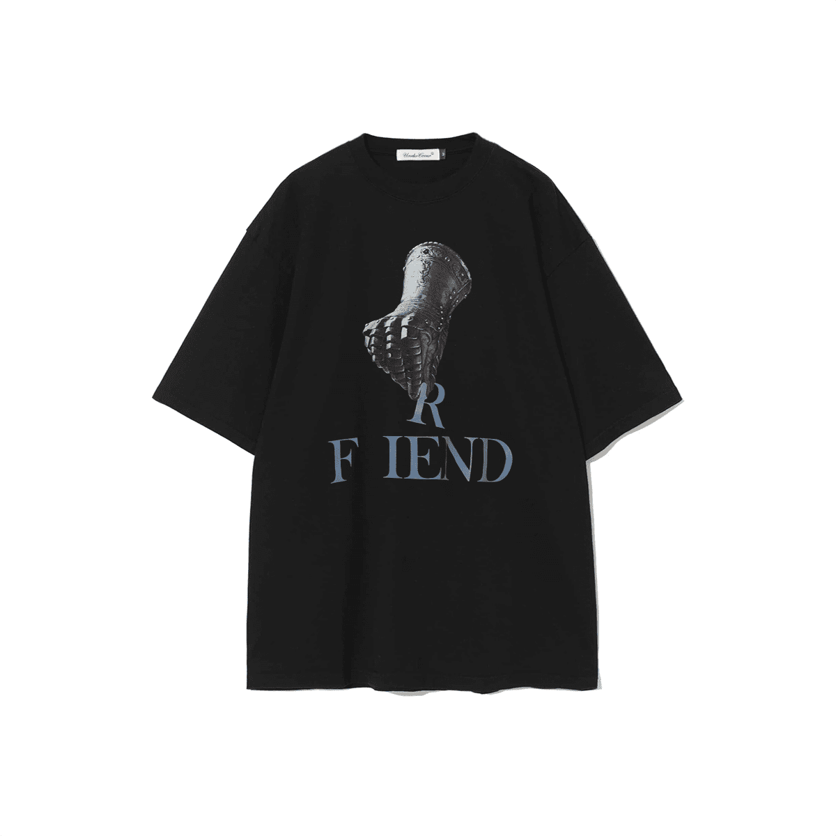 Undercover Retro Washed Friend Print Loose T-Shirt for Men and Women