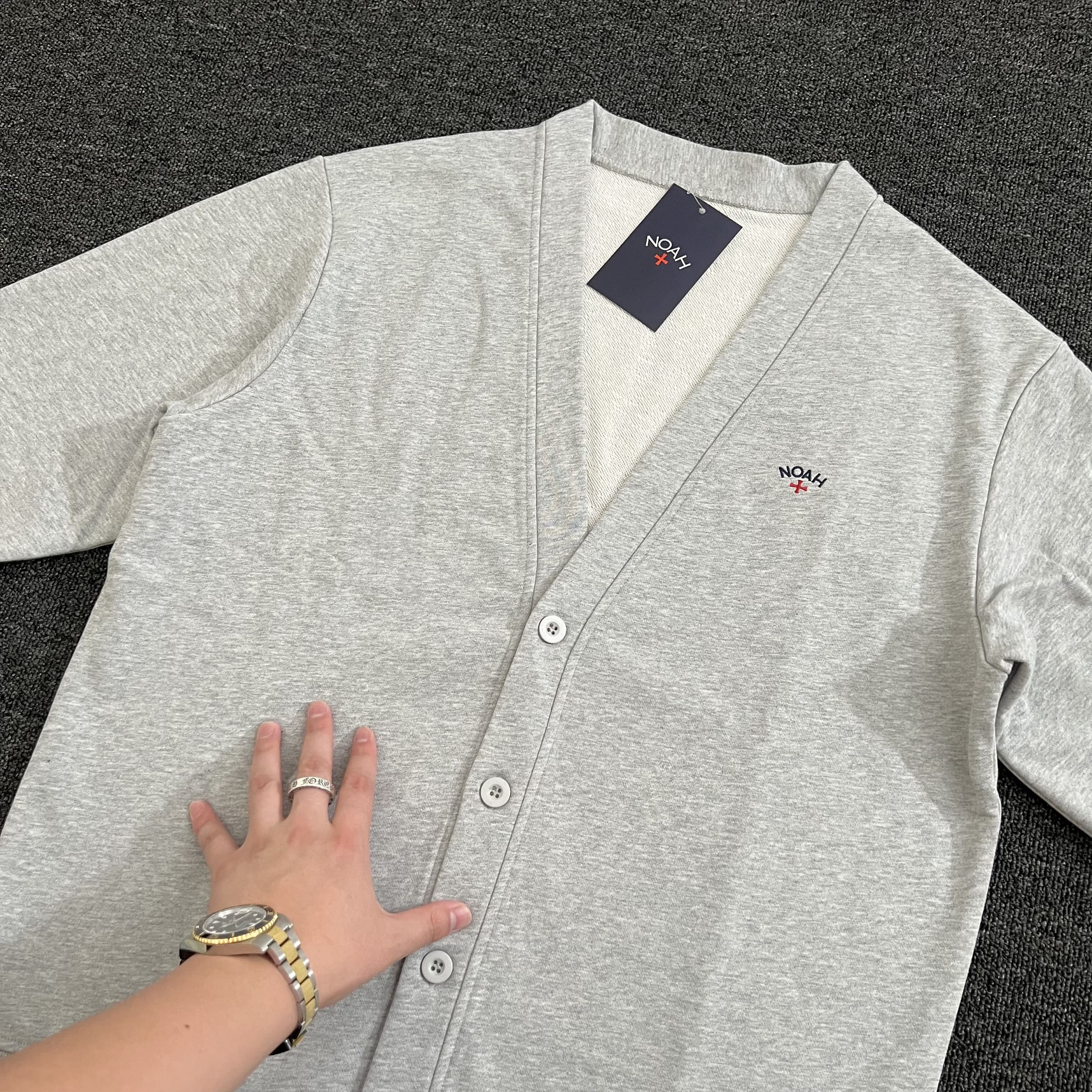 Noah Cross Portrait V-Neck Sweater