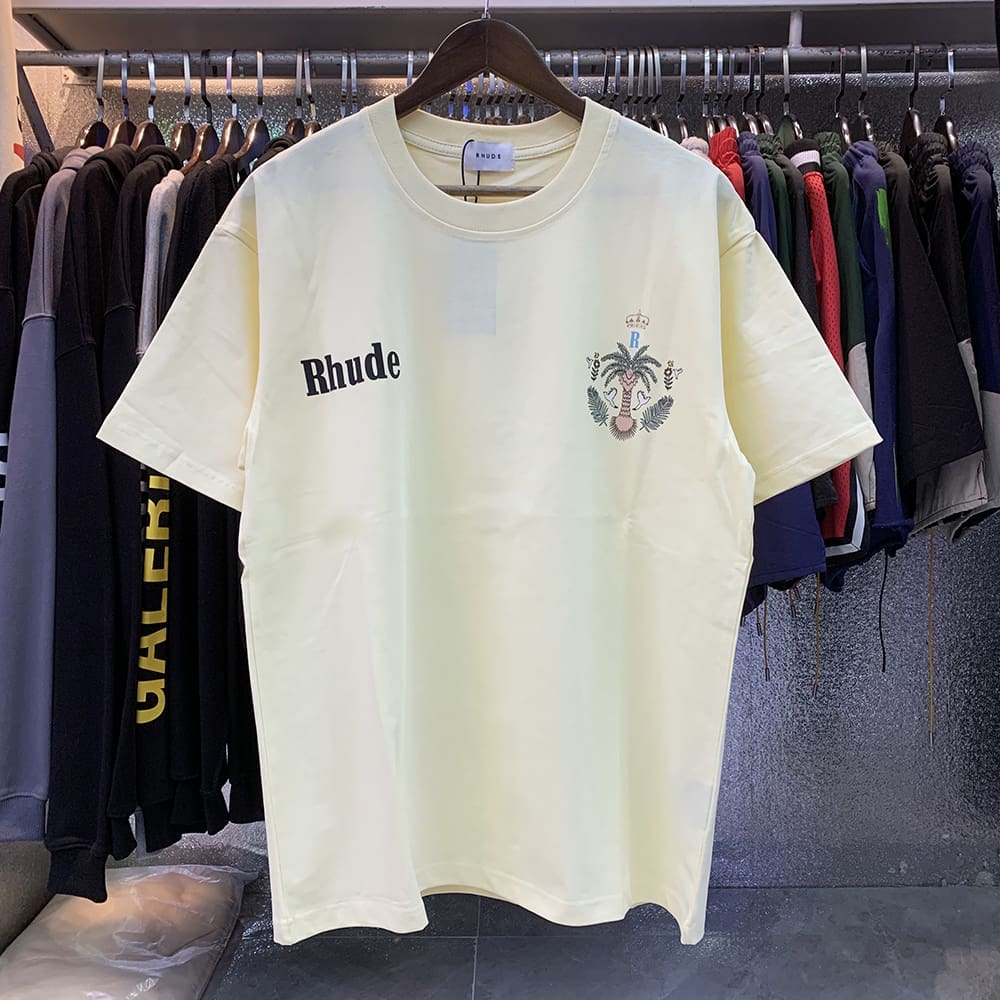 Rhude Las Palmas Coconut Print Tee