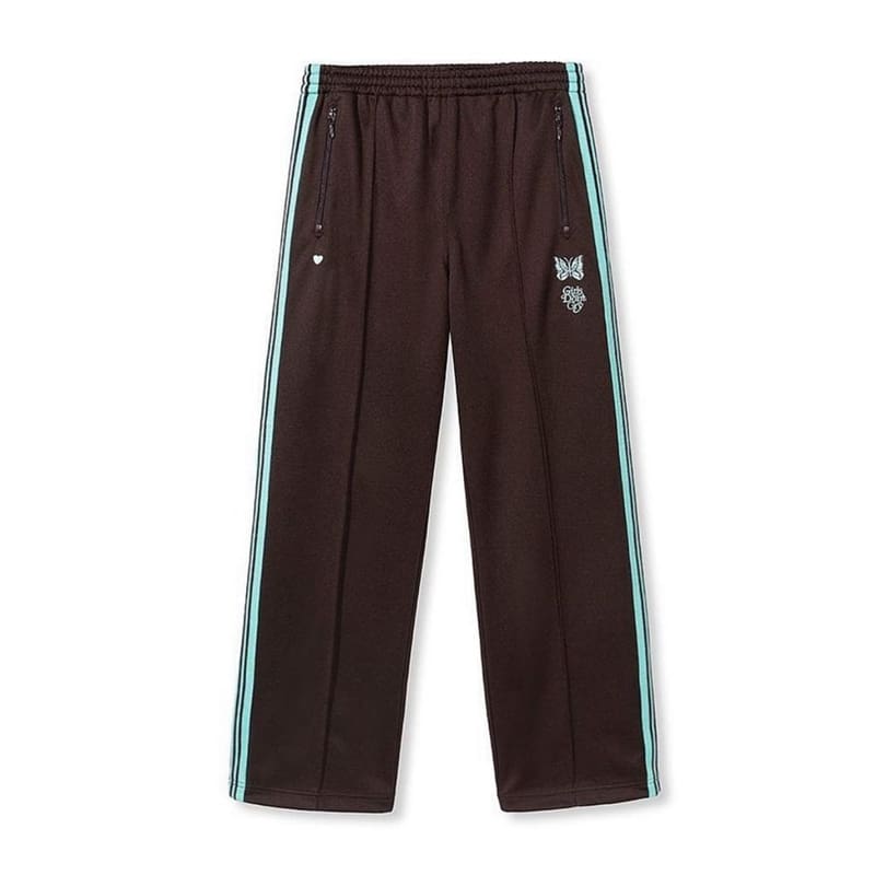 Needles Butterfly Embroidery Side Stripe Pants (Style 3)