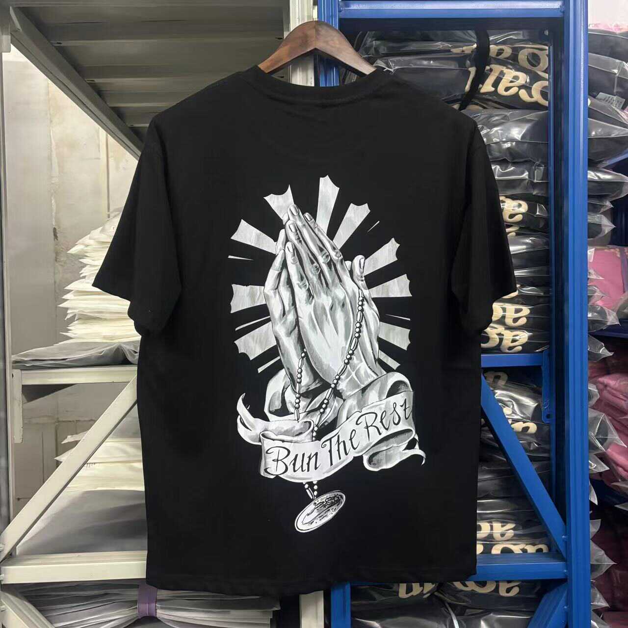 Corteiz Street Hip-Hop Print Retro Casual Loose T-Shirt for Men and Women