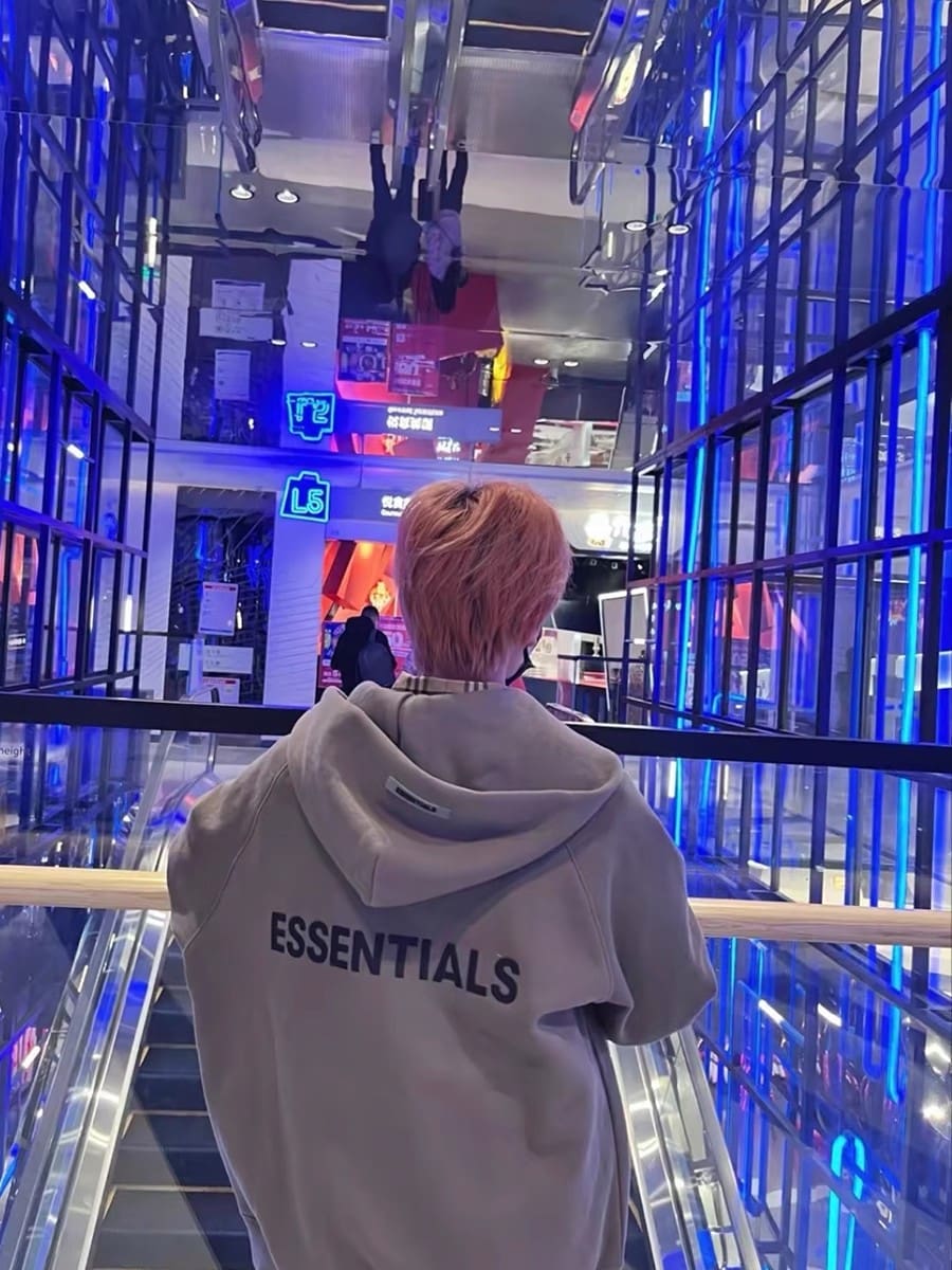 Fog Essentials Back Letter Zipper Coat