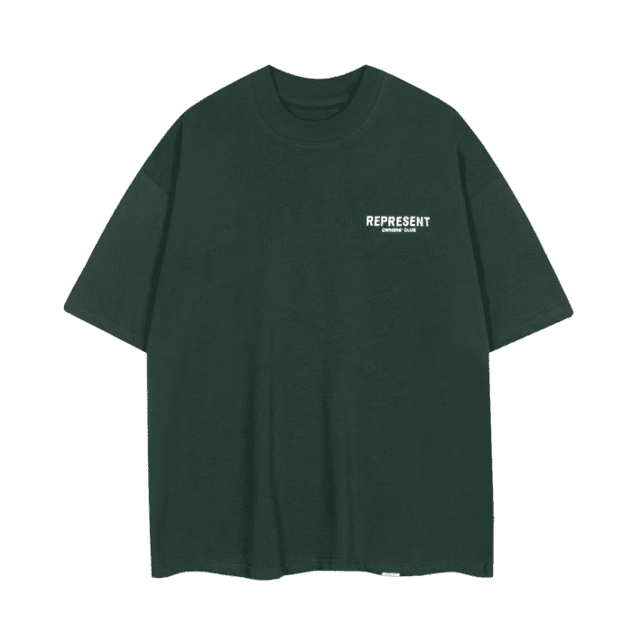 Represent Classic Letter Print Fashion Brand Loose Casual Short Sleeve T-Shirt