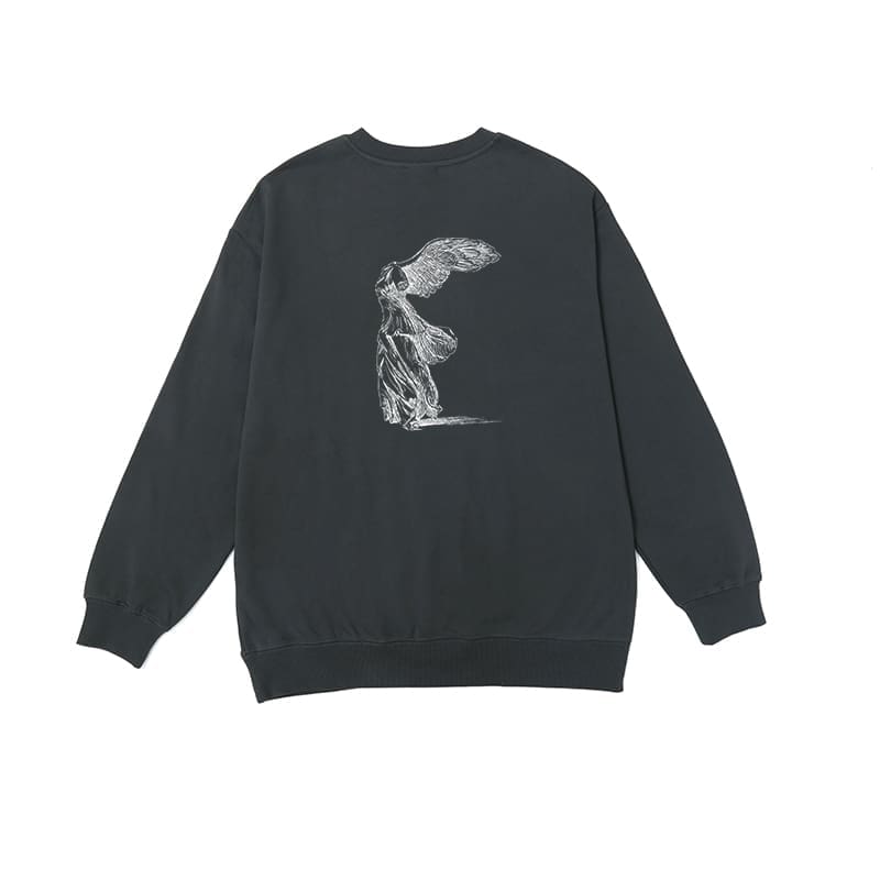 Yohji Yamamoto Sketch Folding Wing Angel Hoodie