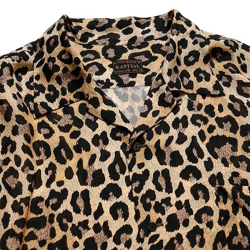 Kapital21Ss Hida Hehong Leopard Print Shirt