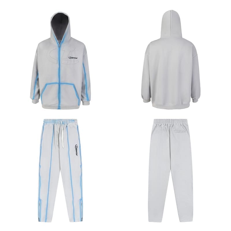 Trapstar Maychao New Affixed Cloth Embroidery Hooded Cardigan