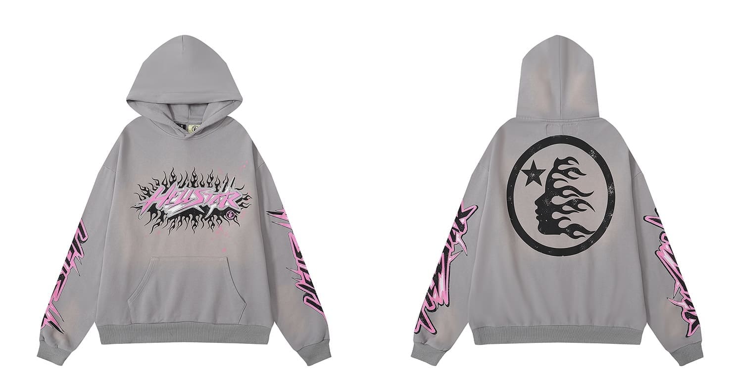 H*lst*r letter print high street hoodie