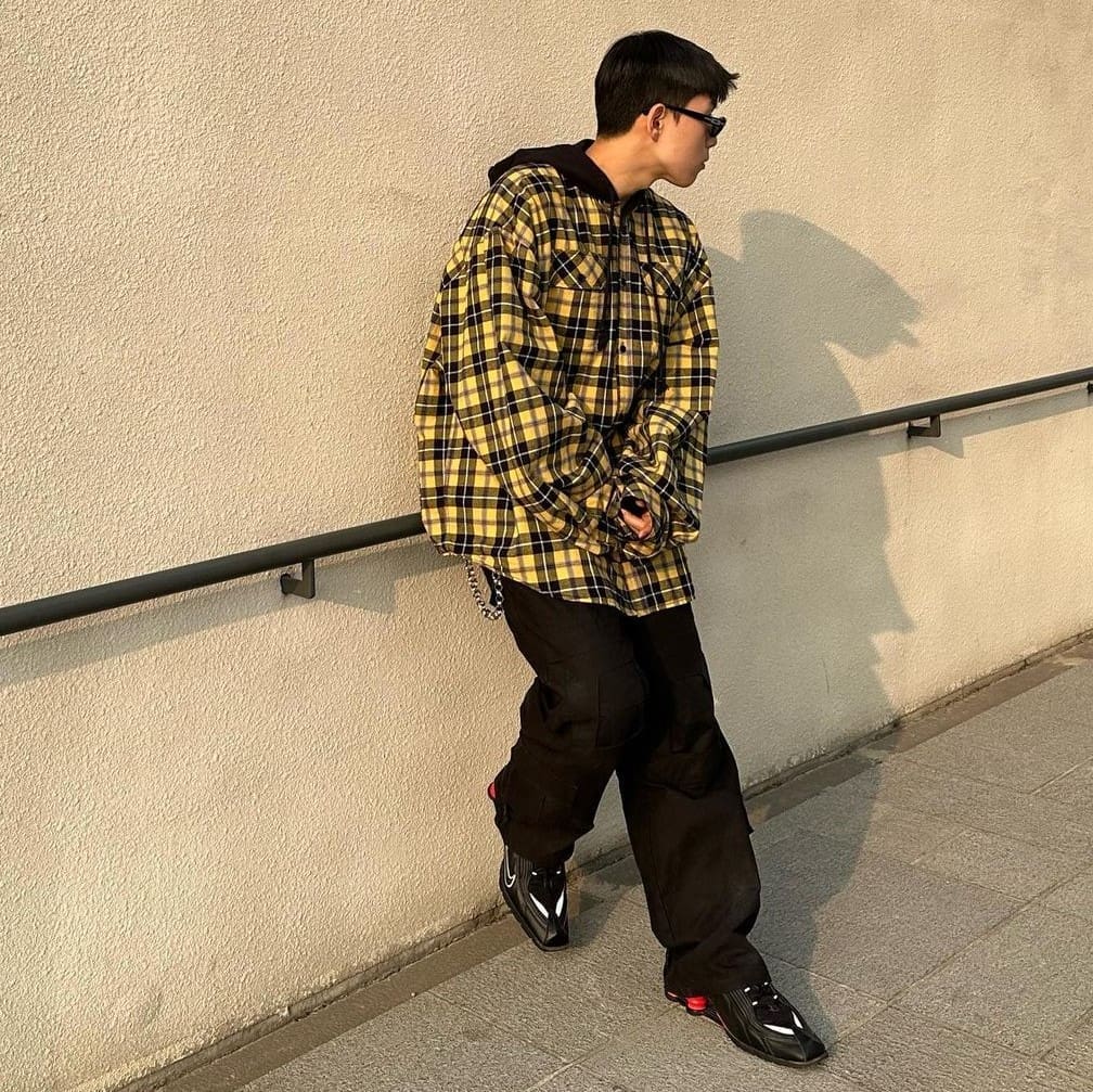 Grailz Talk Plaid Hooded Shirt