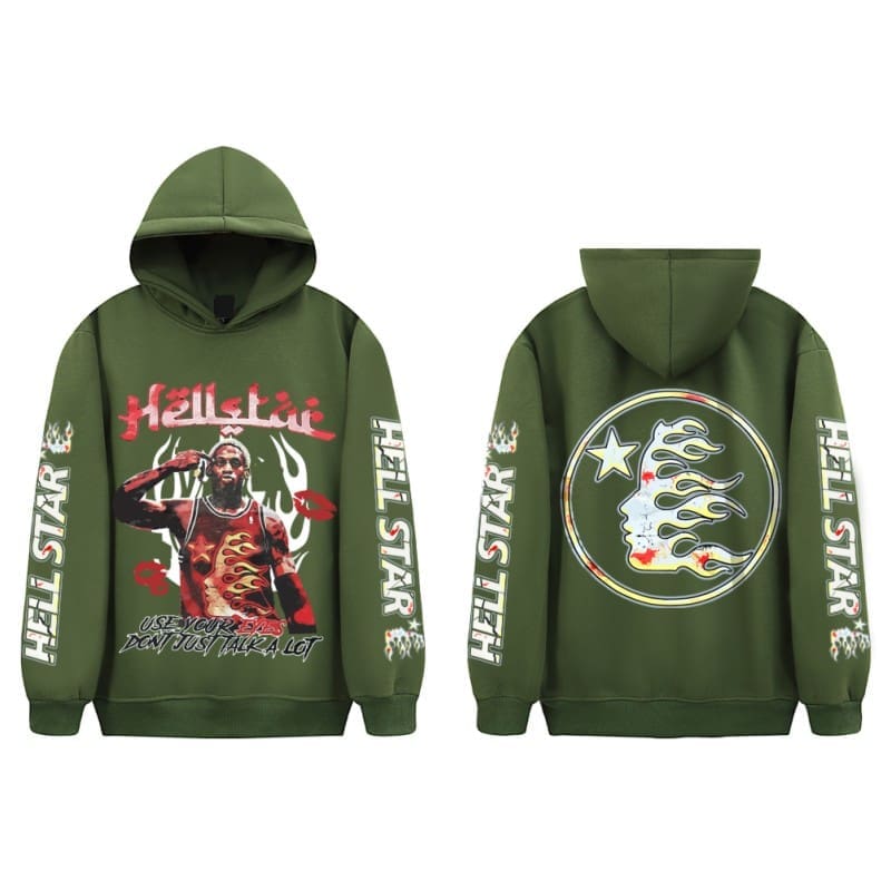 american fashion brand H*lst*r hoodie distressed high street style for men and women