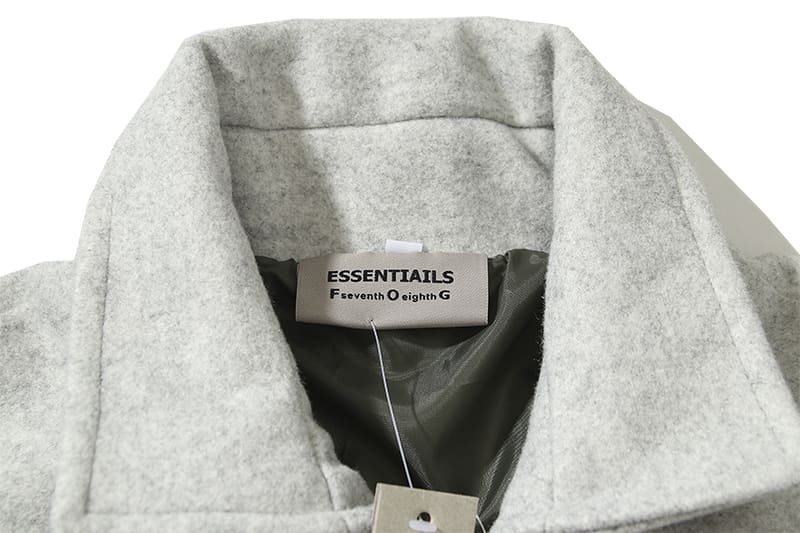 Essentials Duplex Joint Name Reflective Zip Woolen Jacket